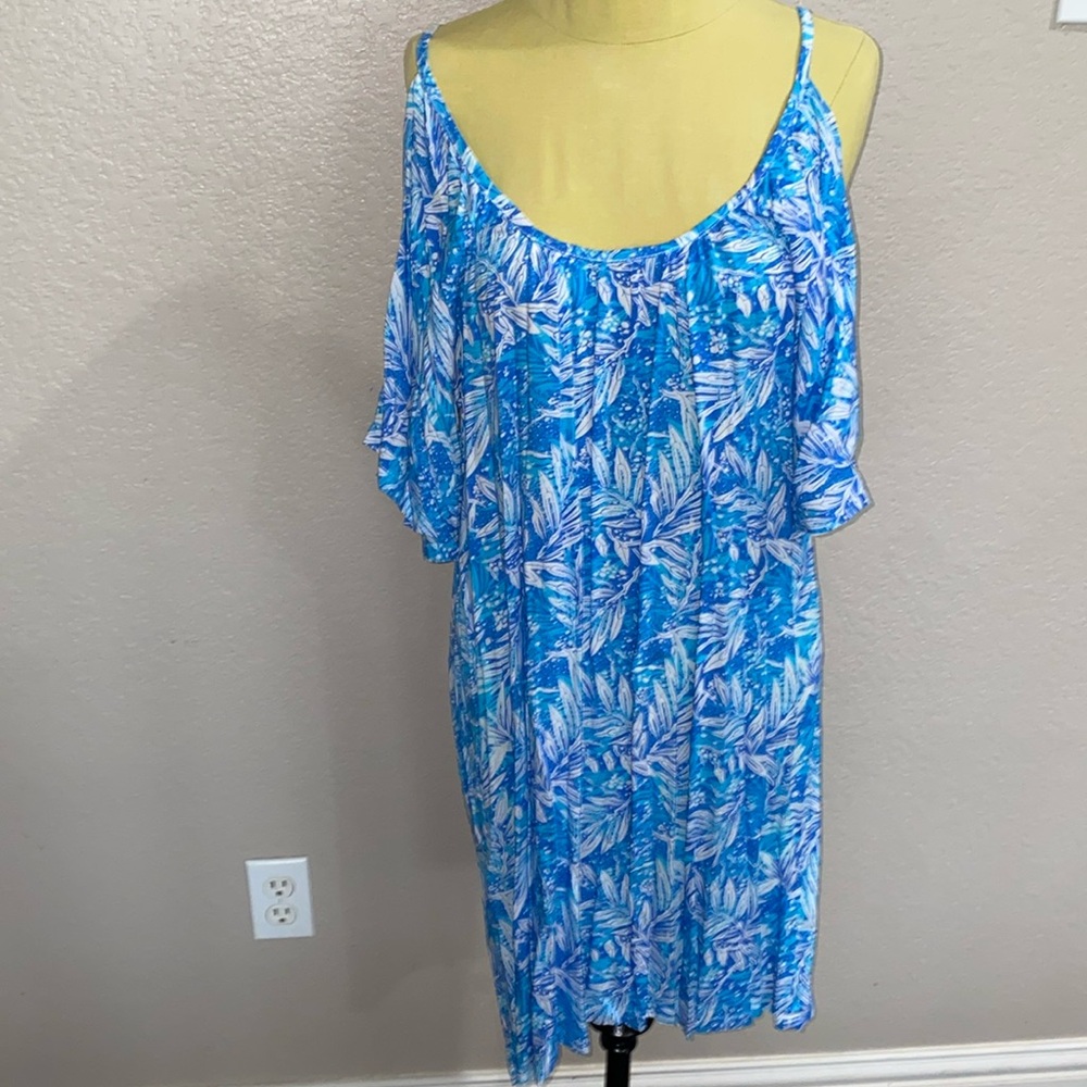 Cold shoulder sun dress